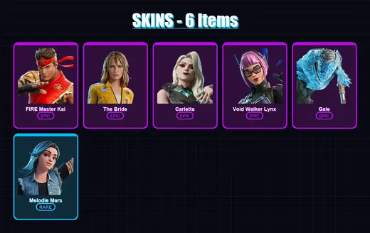 [PC/XBOX/PSN] | FIRE Master Kai | The Bride | Carletta | Void Walker Lynx | Gale | 6 skin | 29 pickaxe | 10 emote | 18 glider | Lv171 — Game account