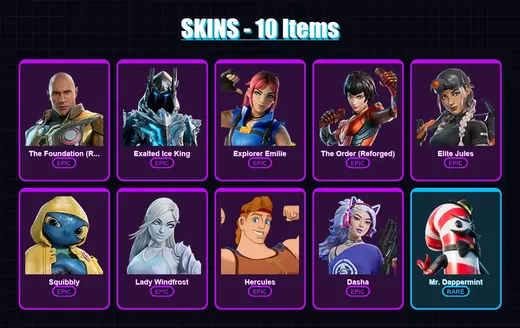 [PC/XBOX/PSN] | The Foundation (Reforged) | Exalted Ice King | Explorer Emilie | 10 skin | Lv177