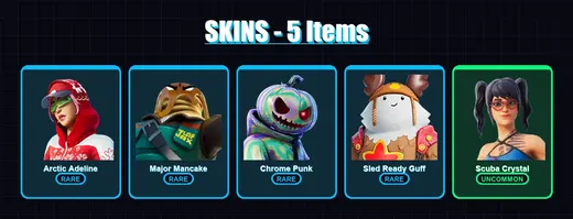 [SWITCH/XBOX/PSN/PC] | Arctic Adeline | Major Mancake | Chrome Punk | 5 skin | Lv800