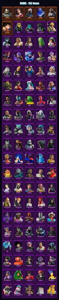 [PC/PSN] | Sentinel | Rox | Catalyst | Fusion | The Scientist | 153 skin | 156 pickaxe | 110 emote | 105 glider | Lv1478