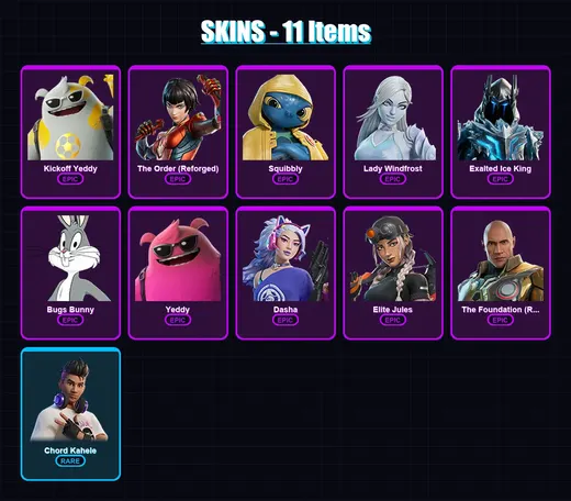 [PC/XBOX/PSN] | Kickoff Yeddy | The Order (Reforged) | Squibbly | 11 skin | Lv249 — Game account