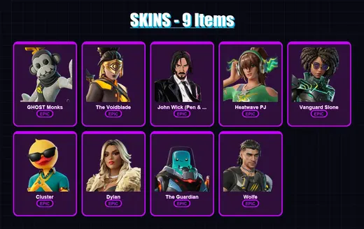 [PC/XBOX/PSN] | GHOST Monks | The Voidblade | John Wick (Pen & Ink) | 9 skin | Lv172 — Game account