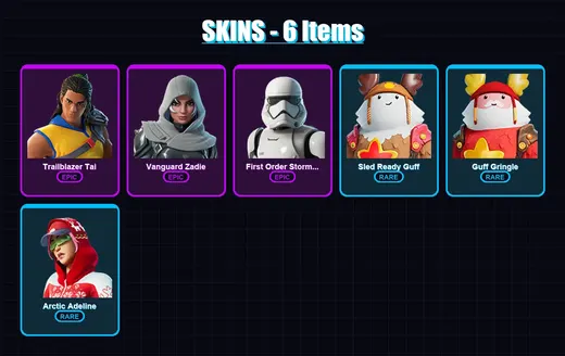 [PC/PSN] | Trailblazer Tai | Vanguard Zadie | First Order Stormtrooper | 6 skin | Lv467 — Game account