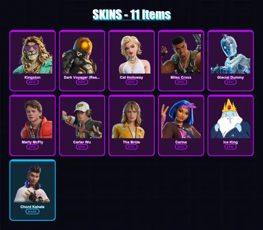 [PC/PSN] | Kingston | Dark Voyager (Reality Redacted) | Cat Holloway | 11 skin | Lv132