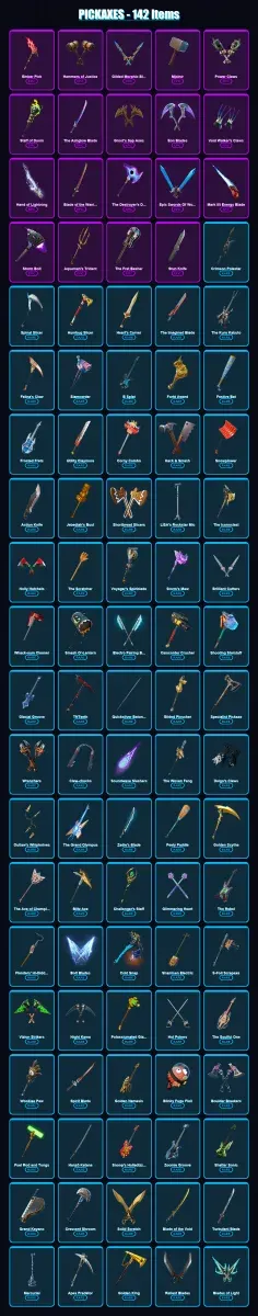 [PC/XBOX/PSN] | Eternal Knight | Valeria | Midas | Peter Griffin | Kymera | 80 skin | 142 pickaxe | 100 emote | 119 glider | Lv2161