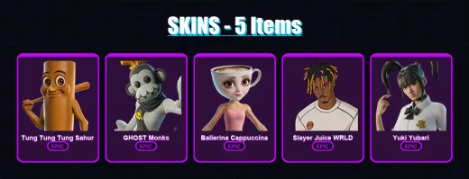 [PC/PSN] | Tung Tung Tung Sahur | GHOST Monks | Ballerina Cappuccina | 5 skin | Lv67