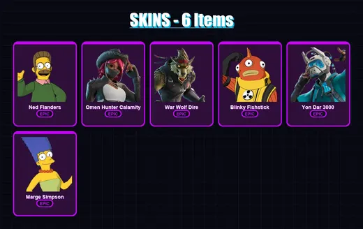 [PC/XBOX/PSN] | Ned Flanders | Omen Hunter Calamity | War Wolf Dire | 6 skin | Lv41 — Game account