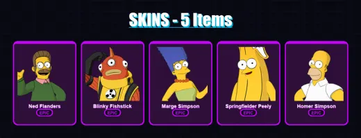 [PC/XBOX/PSN] | Ned Flanders | Blinky Fishstick | Marge Simpson | 5 skin | Lv69