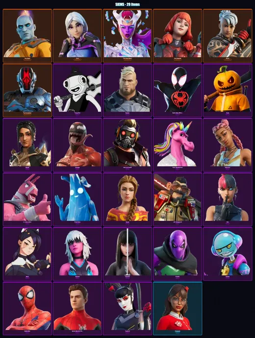 [PS4/PS5/XBOX/PC] | The Origin | Torin | The Cube Queen | The Imagined | Ronin | 29 skin | 32 pickaxe | 29 emote | 33 glider | Lv631 — Game account