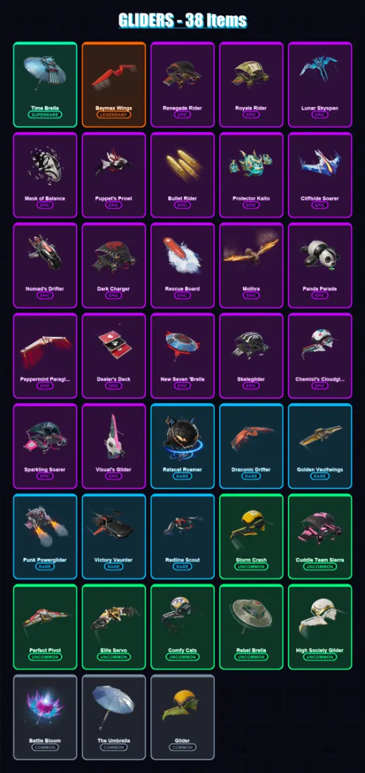 [PC/XBOX] | Kafka Hibino | Nisha | Knight Conqueror | Oscar | Vengeance Jones | 45 skin | 65 pickaxe | 63 emote | 38 glider | Lv576