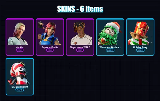 [PC/XBOX/PSN] | Jackie | Explorer Emilie | Slayer Juice WRLD | 6 skin | Lv372 — Game account