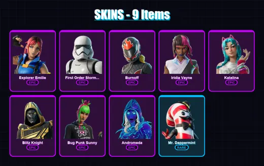 [PS4/PS5/XBOX/PC] | Explorer Emilie | First Order Stormtrooper | Burnoff | 9 skin | Lv257