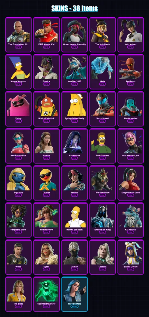 [PC/PSN] | The Foundation (Reforged) | FIRE Master Kai | Omen Hunter Calamity | 38 skin | Lv314