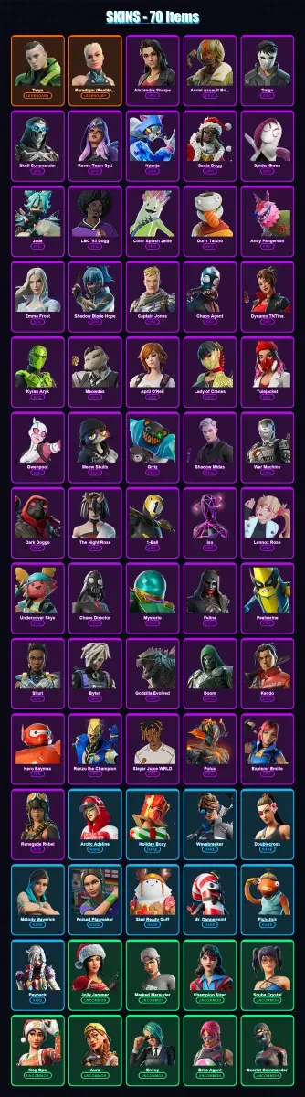 [PS4/PS5/PC] | Twyn | Paradigm (Reality-659) | Alexandra Sharpe | 70 skin | Lv1749