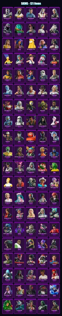 [PC] | O.M.E.G.A. Suit Alpha | Rebel Oro | Reed Richards | Riftreaver Drift | Cassidy Quinn | 121 skin | 166 pickaxe | 136 emote | 107 glider | Lv18