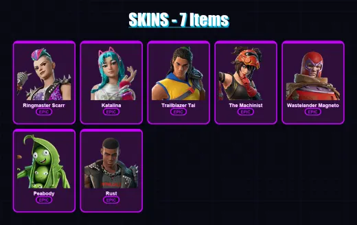 [PS4/PS5/XBOX/PC] | Ringmaster Scarr | Katalina | Trailblazer Tai | 7 skin | Lv108
