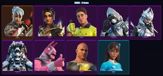 [PC/XBOX/PSN] | Ronin | Shanta | Lazarbeam | Corrupted Insight | Corrupted Arachne | 9 skin | 13 pickaxe | 12 emote | 7 glider | Lv79