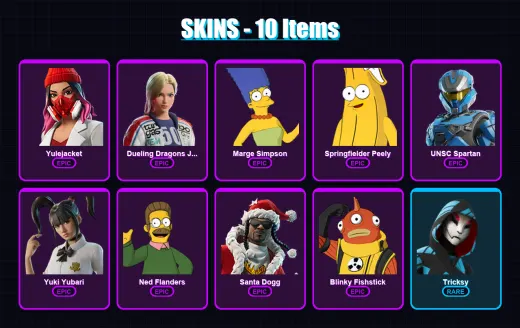 [PS4/PS5/XBOX/PC] | Yulejacket | Dueling Dragons Jackie | Marge Simpson | 10 skin | Lv373 — Game account