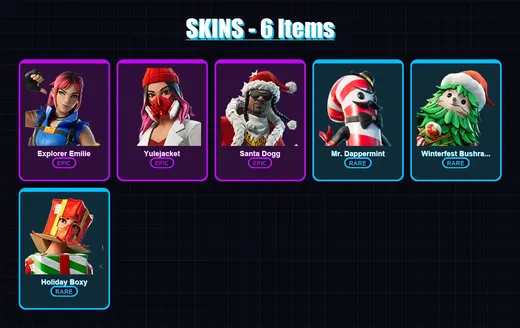 [PS4/PS5/XBOX/PC] | Explorer Emilie | Yulejacket | Santa Dogg | 6 skin | Lv123 — Game account