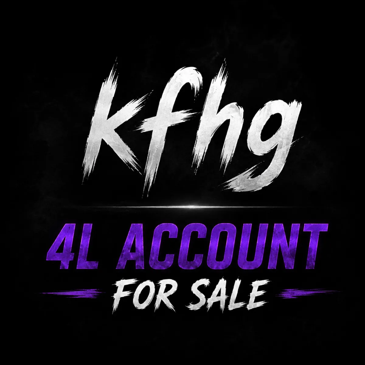 4L ROBLOX account * kfhg * (used)