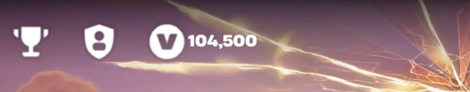 FORTNITE ACCOUNT WITH 104,500 VBUCKS