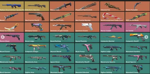 LATAM 42 SKINS 88K+VP Karambit Reaver+Vandal Reaver+Neo Frontier Sheriff and more