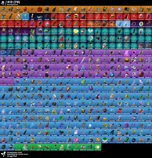 ~[ALL PLATFORMS]~ 341 Skins | Gold TNTina | Gold Meowscles | Gold Brutus | Gold Midas | Head Banger | Out With The Old | Pelé’s Air Punch | The Crane