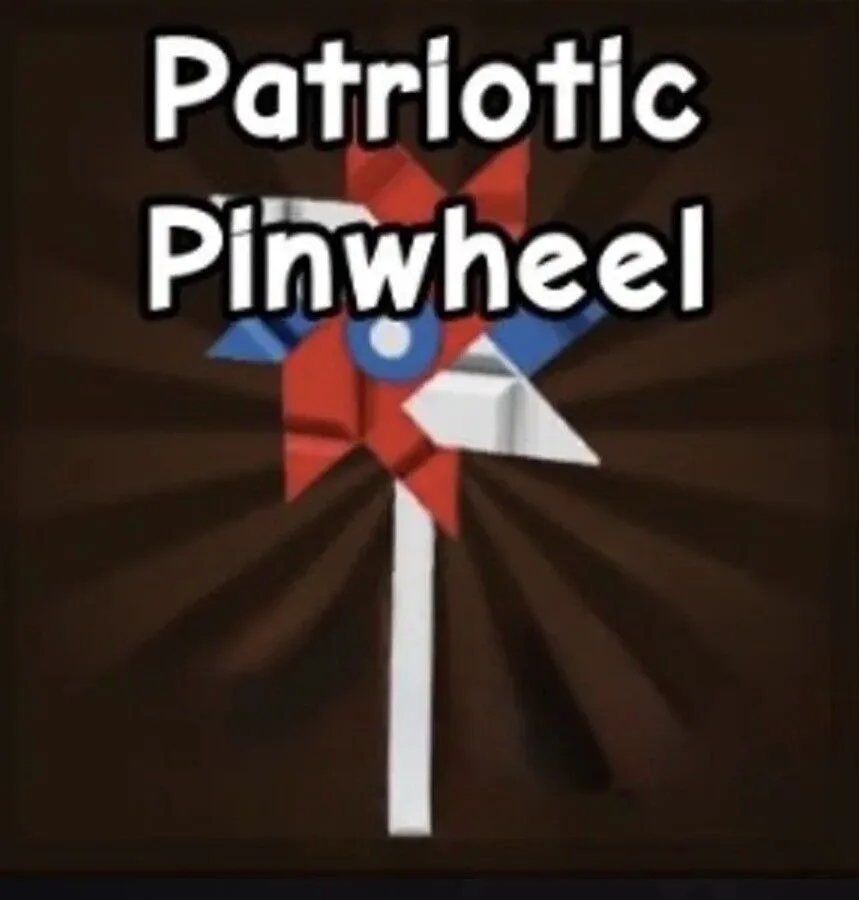 Patriotic pinwheel