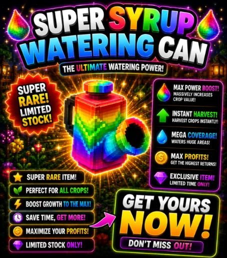 x1 Super Syrup Watering Can