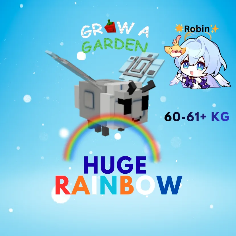 HUGE Rainbow Moth - 60-61+KG - Grow a Garden — Account account