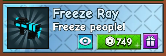 Freeze Ray Gear pass — Account account