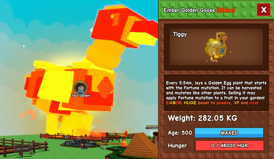 282.05kg+ Ember Golden Goose