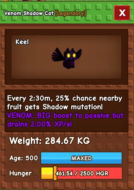 280kg+ Venom Shadow Cat super handsome//this is not moon cat//because i run out of tag limitation so i pick this//this is shadow cat