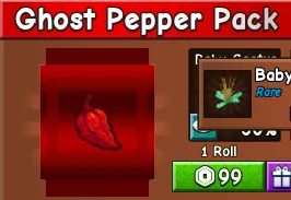Grow a Garden 2 - 10x Ghost Pepper Pack 799R