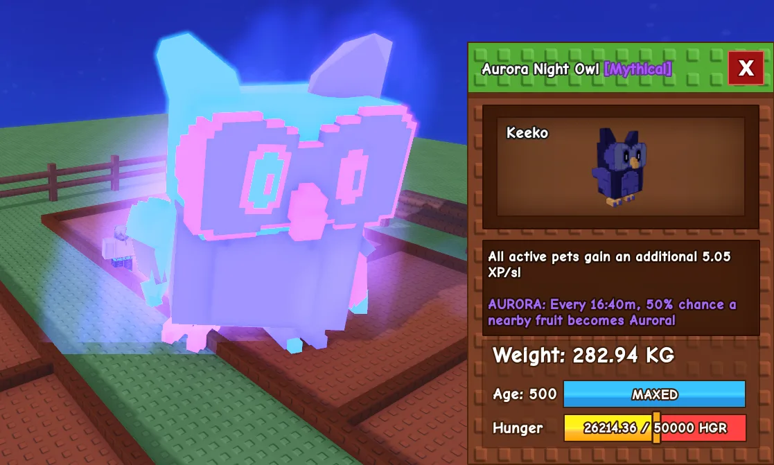 282.94kg Aurora Night Owl