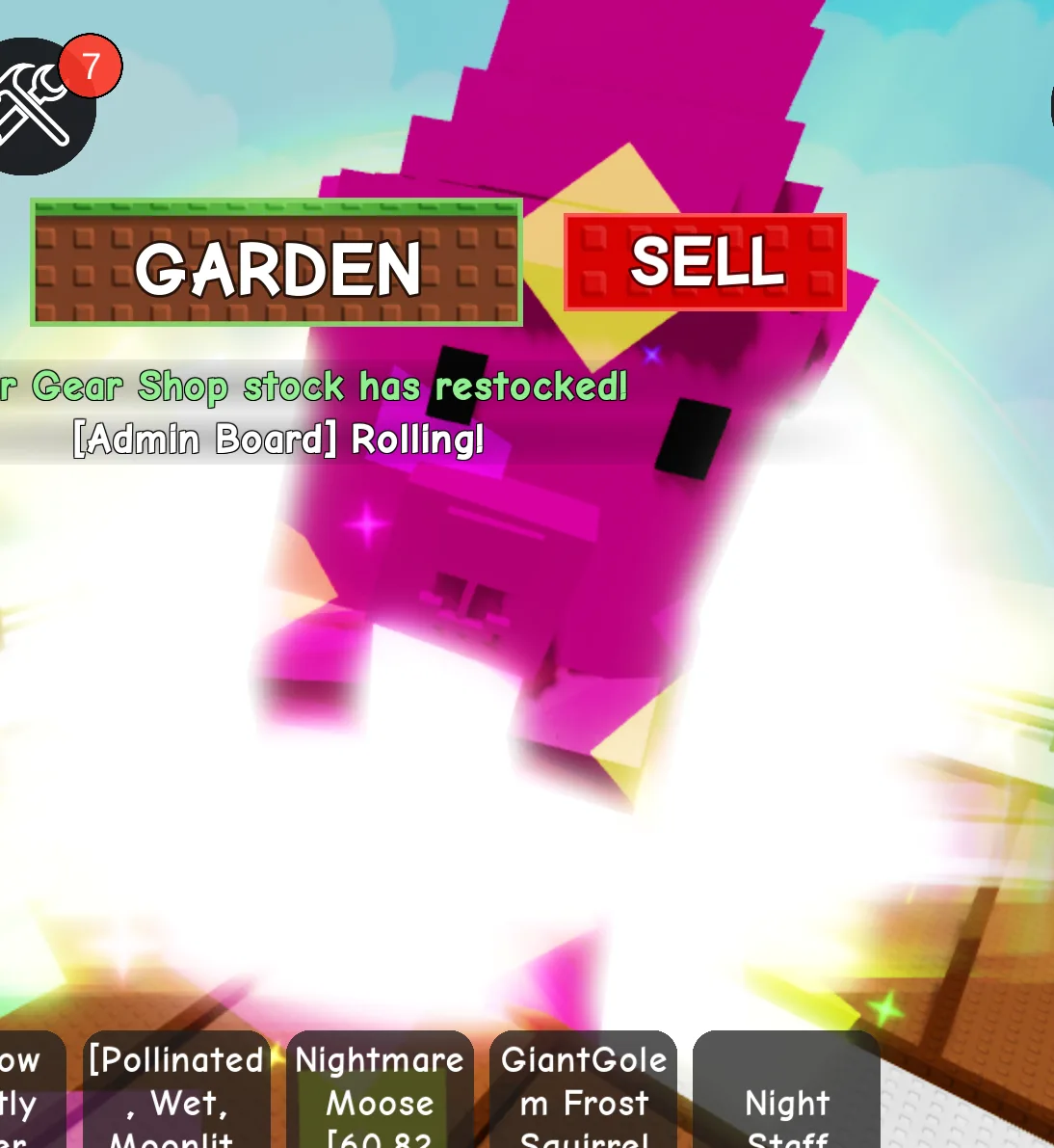 Rainbow Colossal Titanic Huge Santa Bear 111kg+ Age 100 Maxed New Christmas Pet — Account account