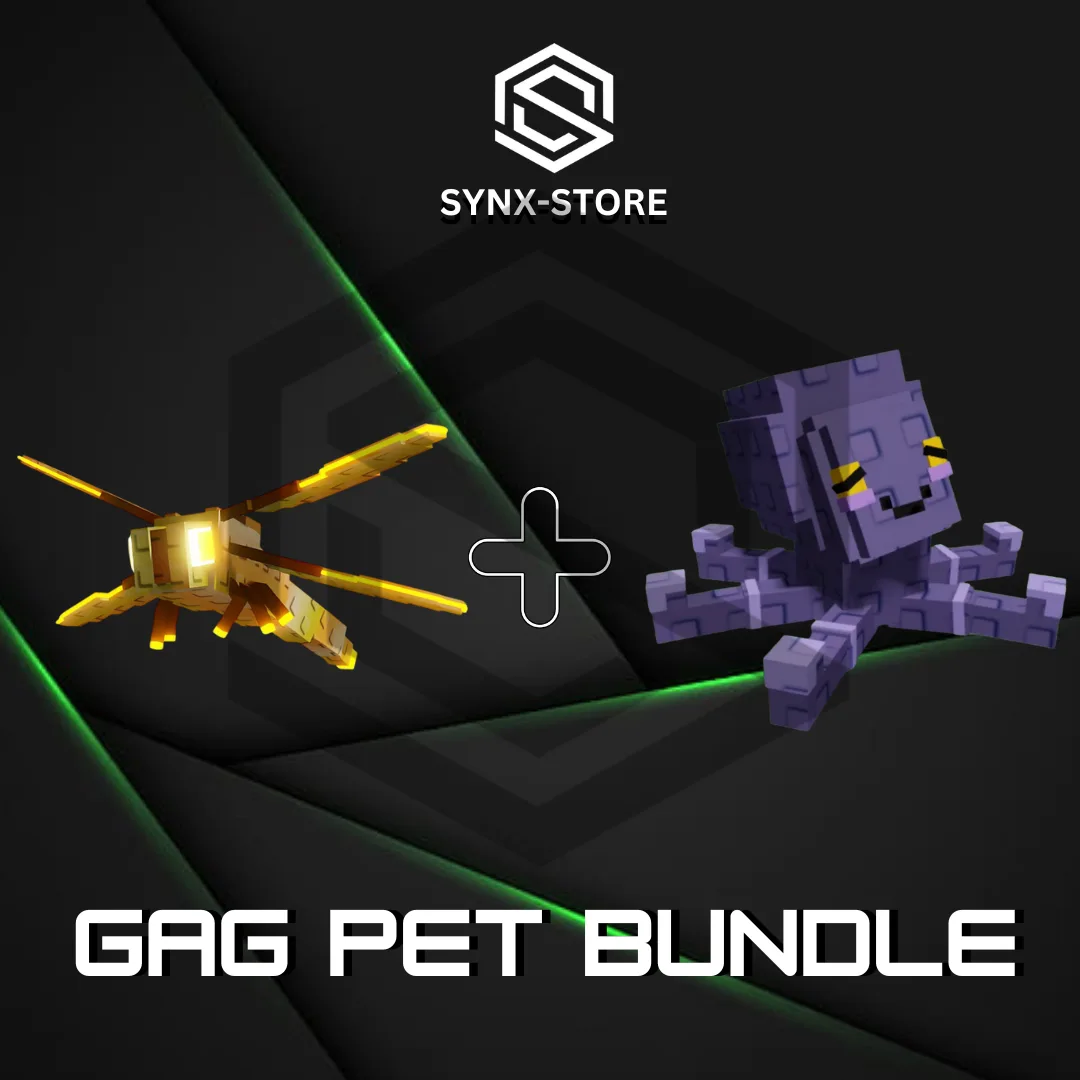 Pet Bundle 14 Dragonfly + Mimic Octopus