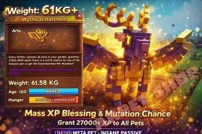 Gilded Choc Peryton 60/62KG 𓃗 Random Mutation VENOM / EVERCHANT