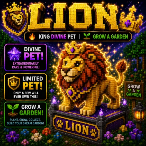 Lion King Divine Pet Grow a Garden — Account account