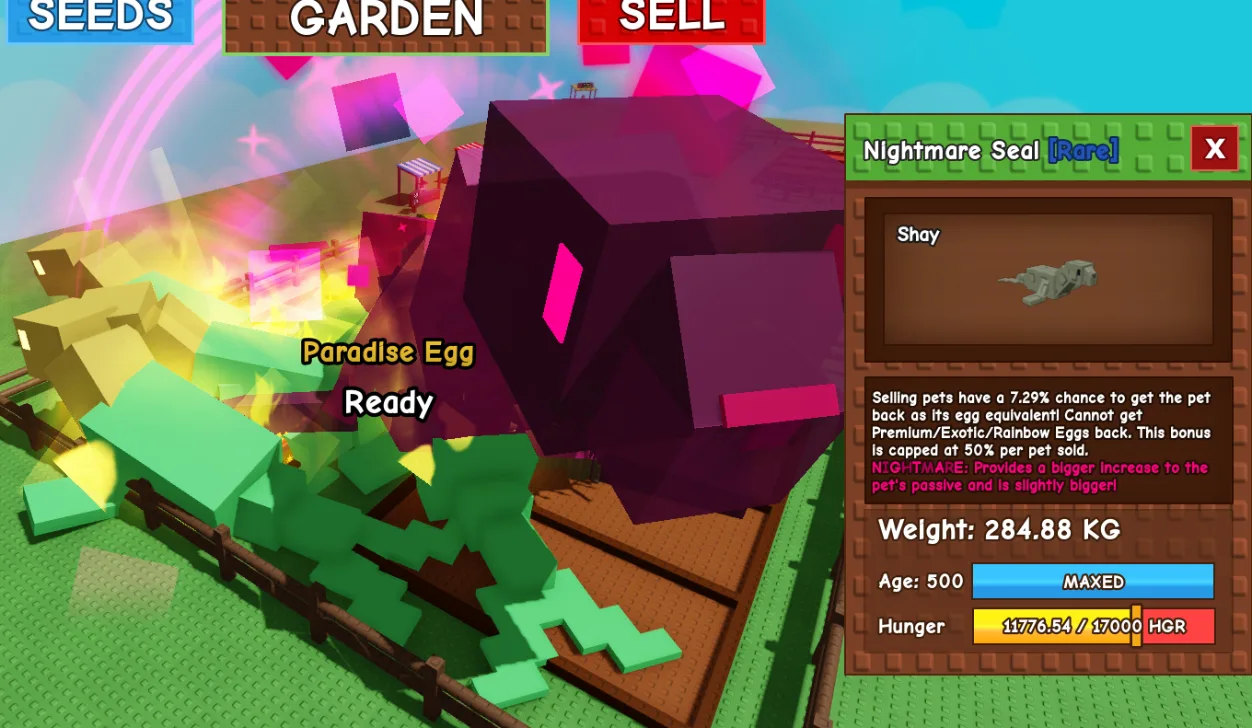 8 Titanic Huge Seal 50 Passive for SELLING EGGS Cheap
