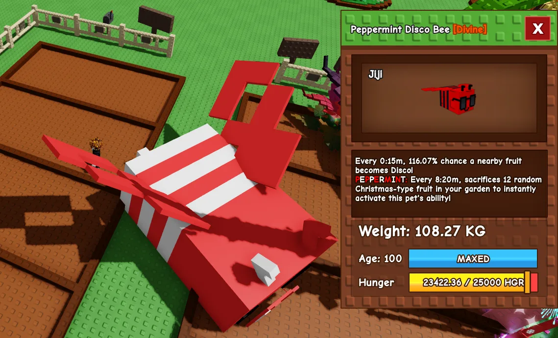 Peppermint Colossal Titanic Disco Bee 108Kg+ Age 100 15s Huge — Account account