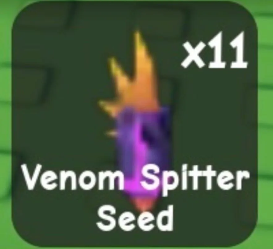 Venom Spitter Seed Instant Delivery Grow a Garden 2 (Mythic) — Account account