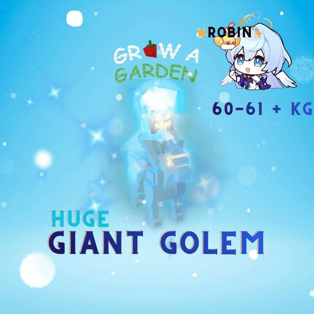 Giant Golem Ghostly Headless Horseman - 61+KG - New Legendary Super Rare Cool Mutation - GiantGolem - Grow a Garden — Account account