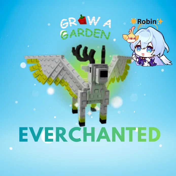 Everchanted Peryton - New Super Cool Mutation - Grow a Garden