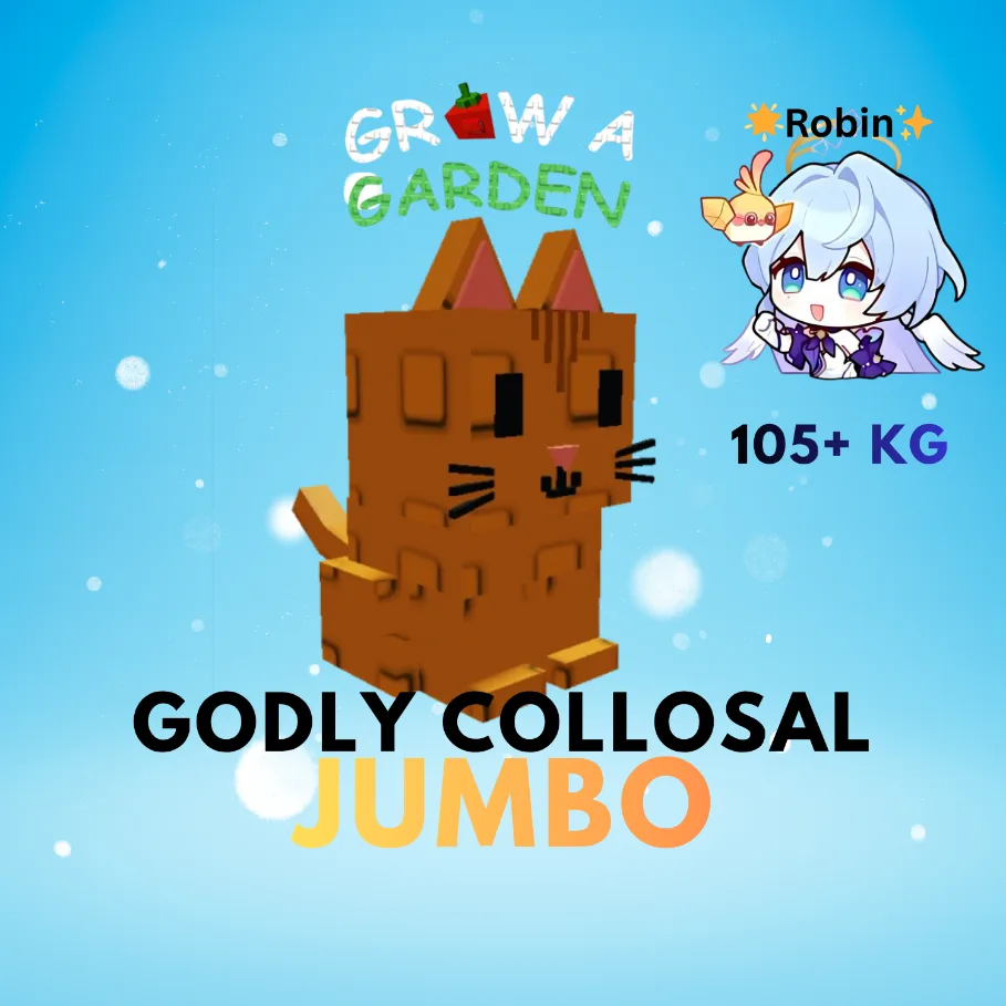 Godly Collosal Jumbo Orange Tabby - 105+KG - Grow a Garden - Free Change to Nightmare — Account account