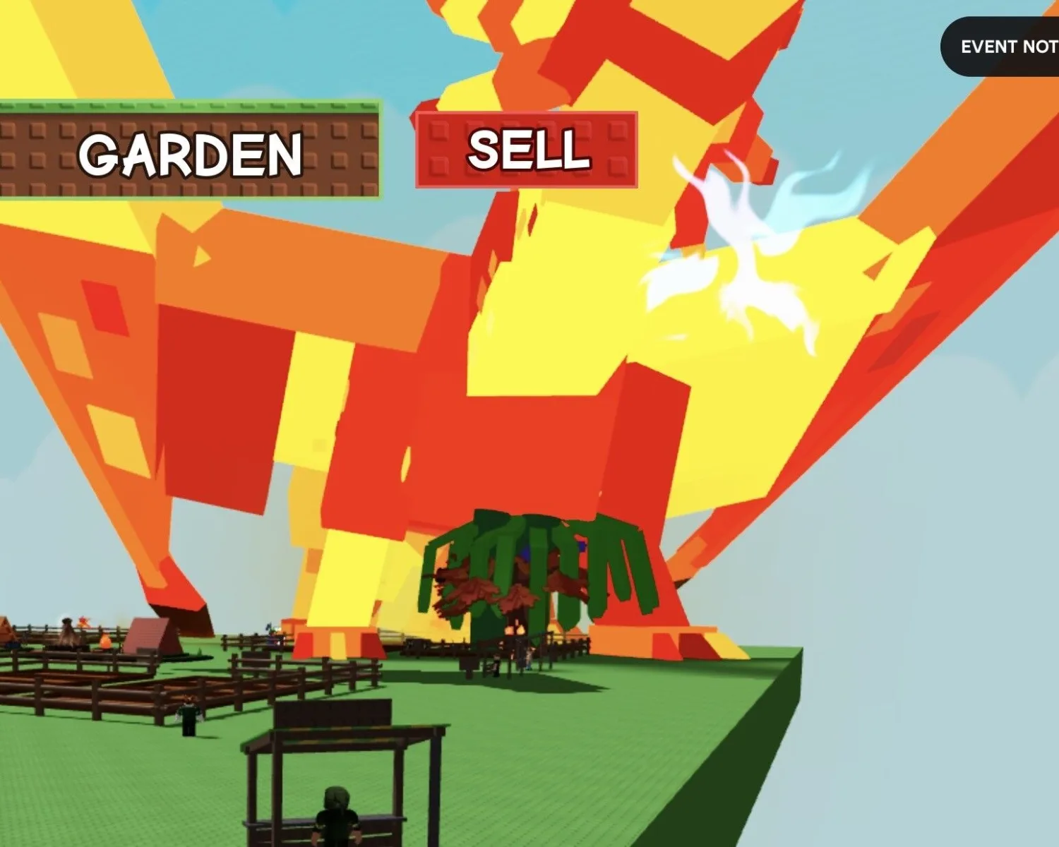 Level 500 - Ember Black Spotty Dragon 283.87 kg (Bigger Than Your Garden Base) - Non Dupe - No Toy