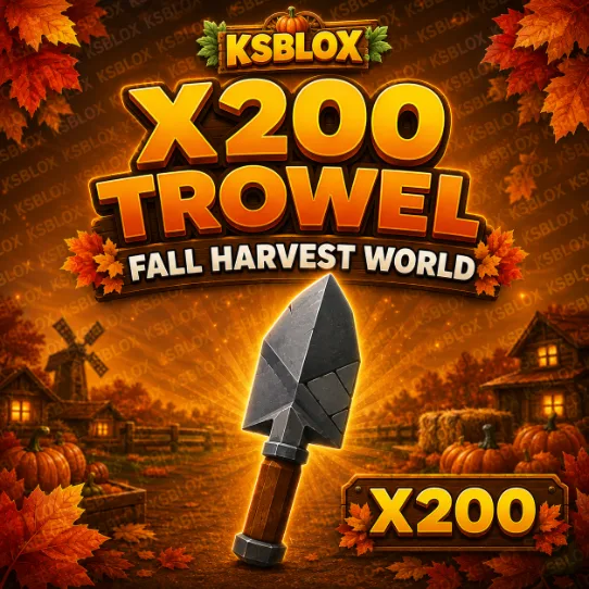 200 PCS TROWEL - FALL HARVEST WORLD