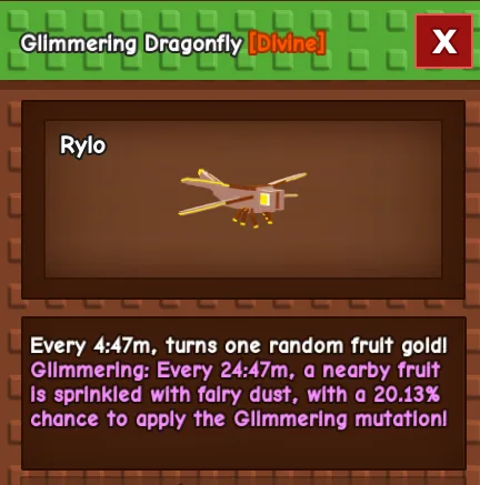 Glimmering Dragonfly Random Kg Fast Delivery (k09)