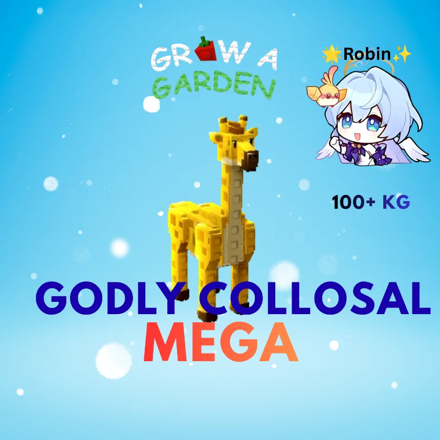 GODLY Collosal MEGA Giraffe - 100+KG - Big and Tall 1 Garden Visual - Grow a Garden