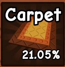 CARPET x1 GROW A GARDEN 2 FAST DELIVERY ! CHEAPEST ! (VIA MAILBOX)